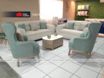 SALA VELA BEIGE + VERDE HUMO