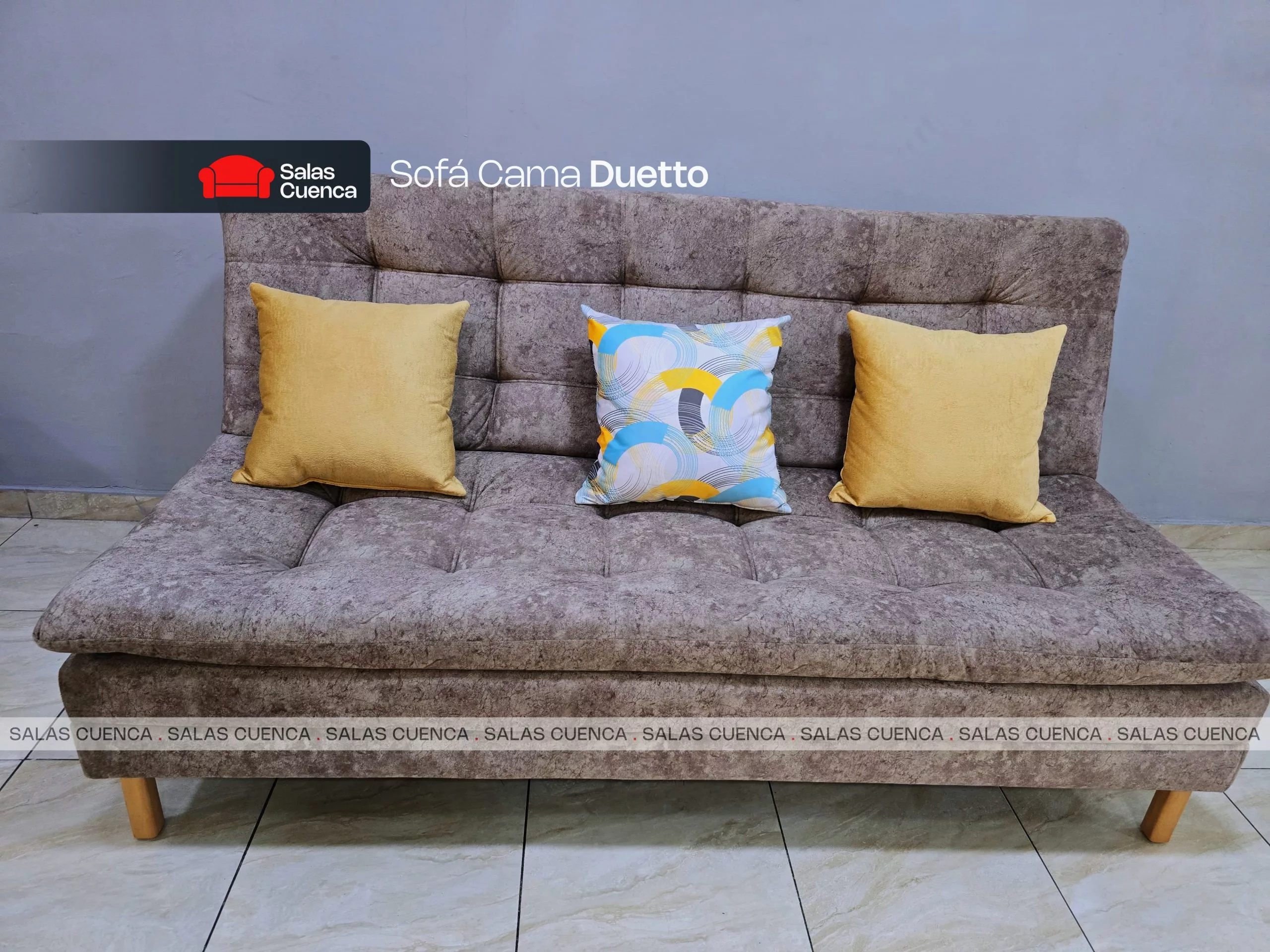 SOFA CAMA DEUTTO PLATA ARENA Sofá Cama Duetto - Imagen 1